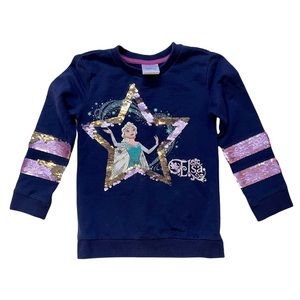 Disney Elsa Size 5 Long Sleeve Crewneck
